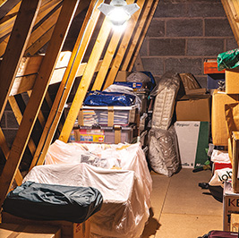 Beyond Bright® Lightwave lighting up an attic